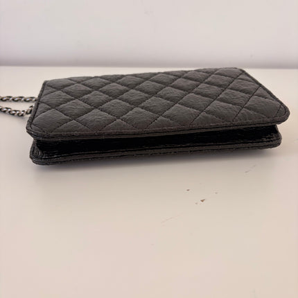 Sac Chanel Wallet on chain noir