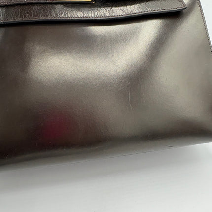 Sac Hermès Kelly 32 vintage marron