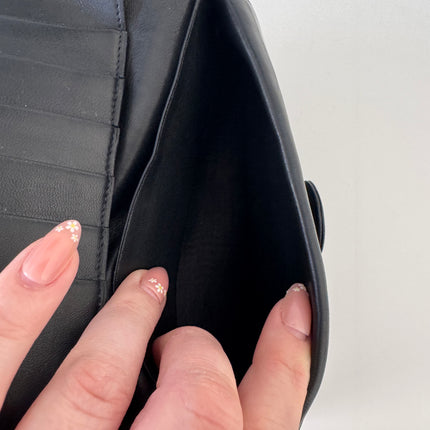 Portefeuille Chanel noir