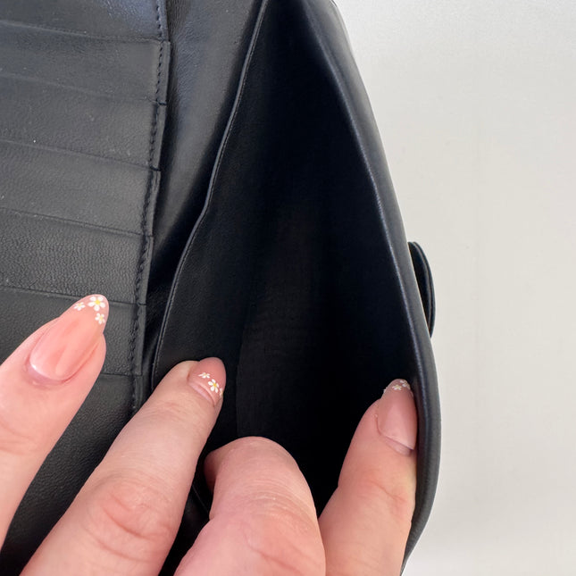 Portefeuille Chanel noir