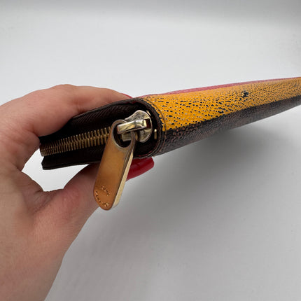 Portefeuille Louis Vuitton Zippy Damier Multicolore