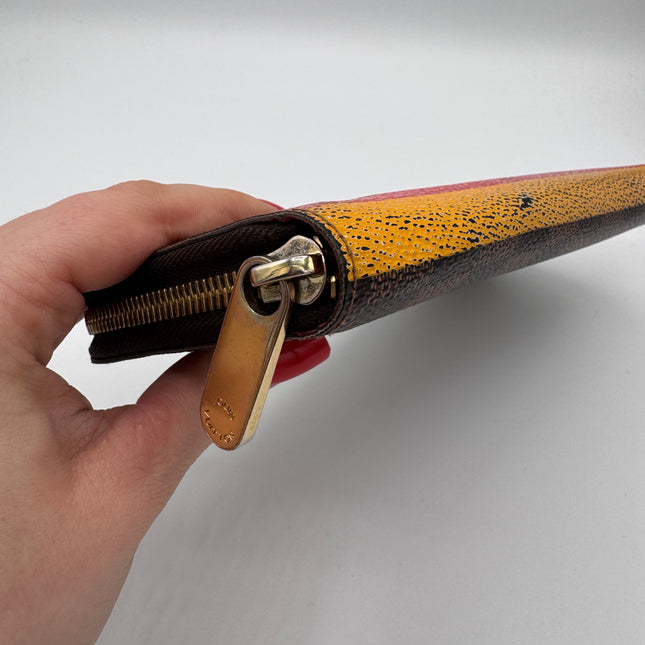 Portefeuille Louis Vuitton Zippy Damier Multicolore