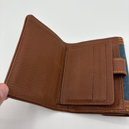 Portefeuille Céline toile jean