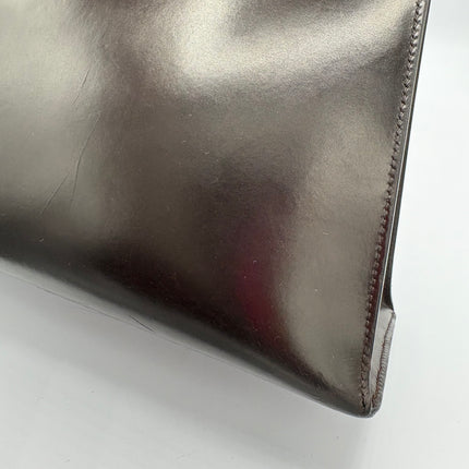 Sac Hermès Kelly 32 vintage marron