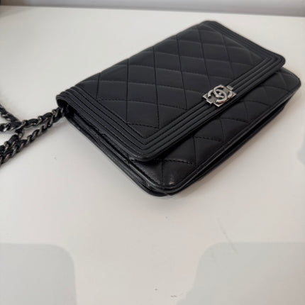 Sac Chanel Wallet on chain Boy Noir
