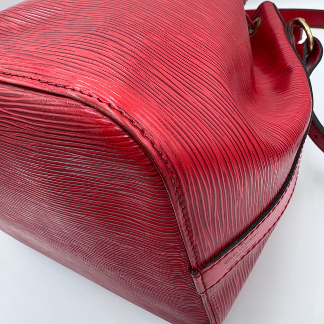 Sac Louis Vuitton Noé PM Épi Rouge