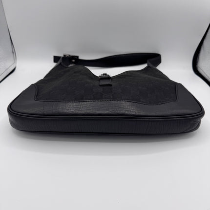 Sac Gucci Jackie toile et cuir noir