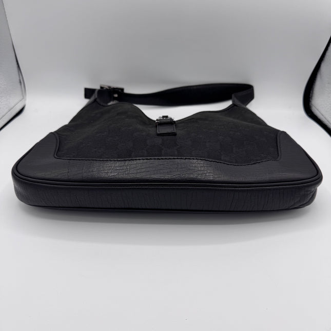Sac Gucci Jackie toile et cuir noir
