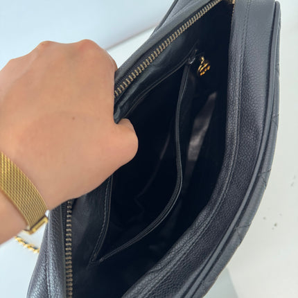 Sac Chanel Caméra GM Cuir Caviar Noir