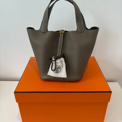 Sac Hermes Picotin 22 Étoupe