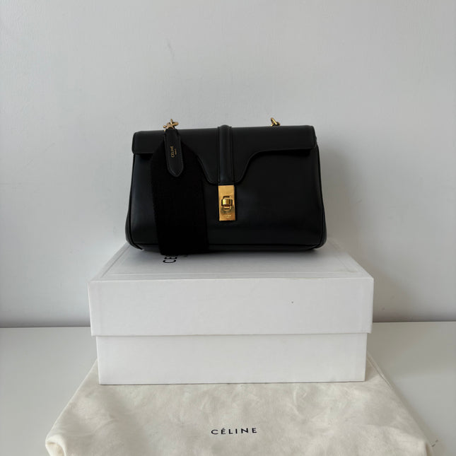 Sac Céline 16 Teen Soft Noir
