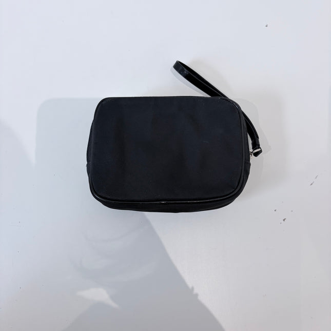 Trousse Dior à dragonne toile noire