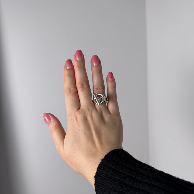 Bague Hermès Croisette GM T56