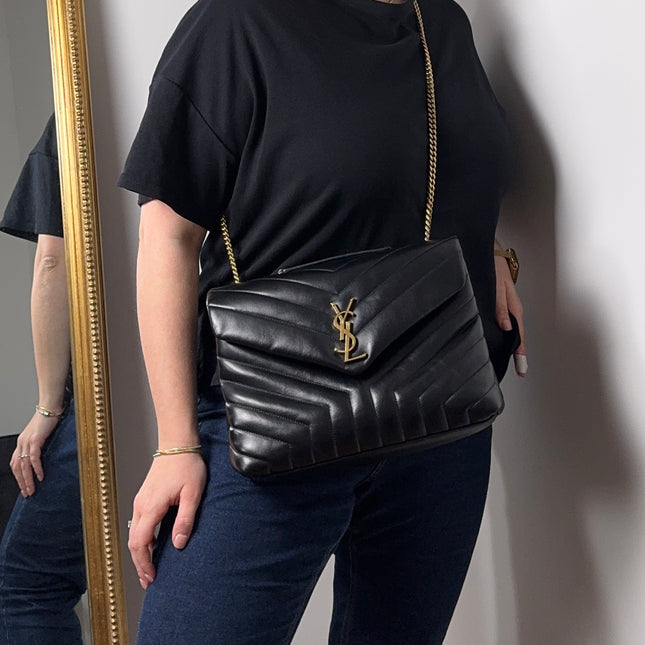 Sac Saint Laurent Loulou Medium Noir