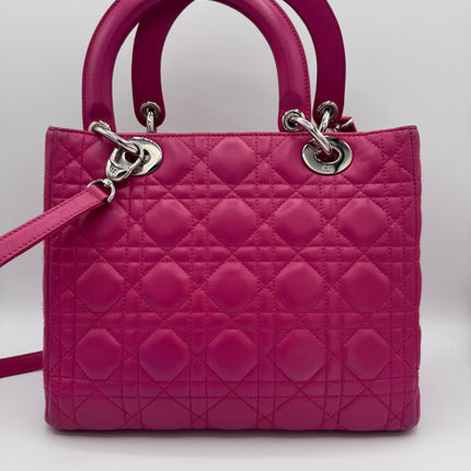 Sac Dior Lady Dior Medium Rose