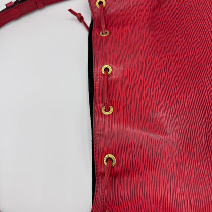 Sac Louis Vuitton Noé PM Épi Rouge