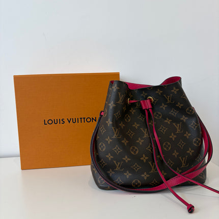 Sac Louis Vuitton Neo Noé Monogram Fushia MM