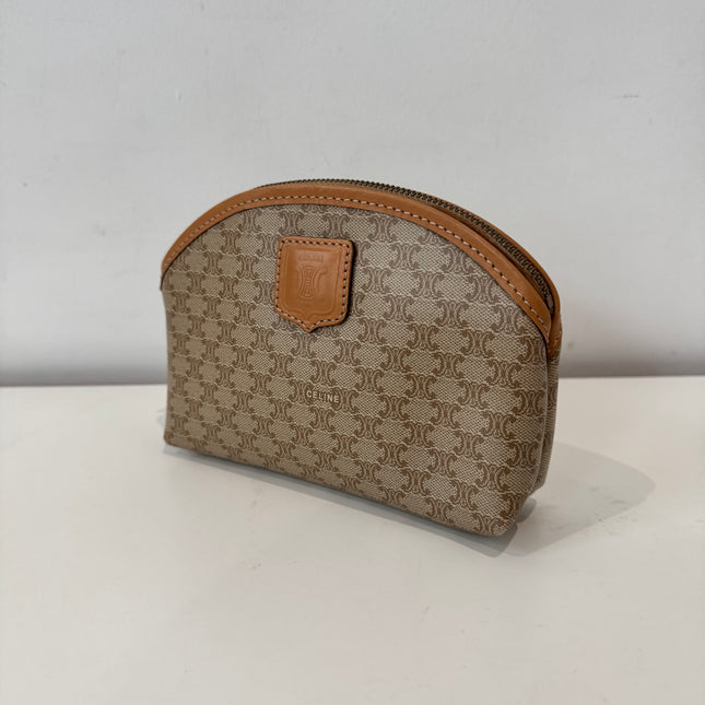 Trousse cosmétique Celine Macadam beige