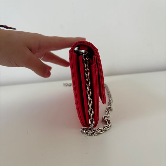 Dior Wallet on chain Géranium