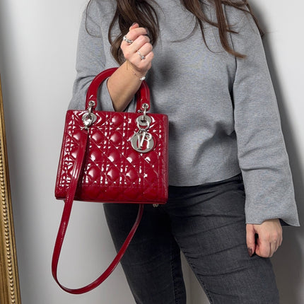 Sac Lady Dior Medium Vernis Dior