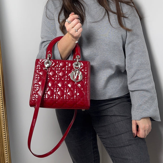 Sac Lady Dior Medium Vernis Dior
