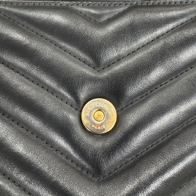 Sac Loulou Small Noir Saint Laurent