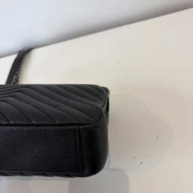 Sac Saint Laurent Collège medium noir