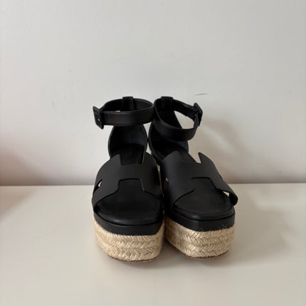 Espadrilles compensées Elda Hermès T37