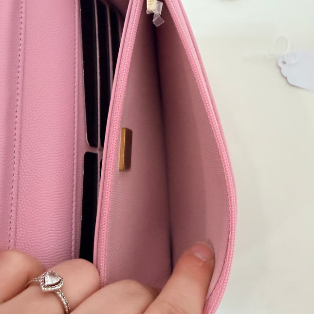 Sac Chanel Wallet on chain Rose bonbon