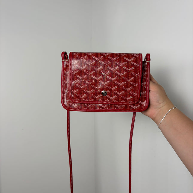 Sac Pochette Goyard Plumet bandoulière rouge