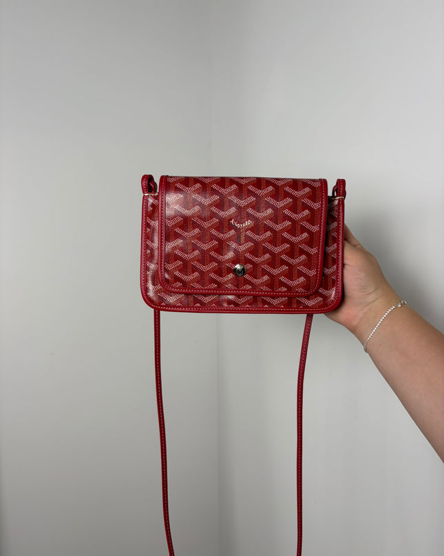 Sac Pochette Goyard Plumet bandoulière rouge