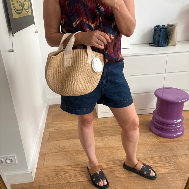 Petite panier Chloe x Mifuko en osier