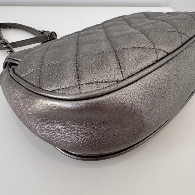 Sac Chanel Demie lune argent