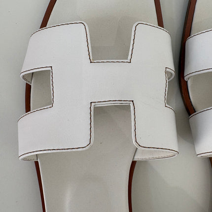 Sandales Oran Hermès Blanches T41