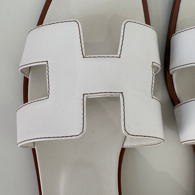 Sandales Oran Hermès Blanches T41