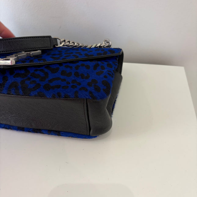 Sac Saint Laurent Collège Veau façon Poulain Bleu