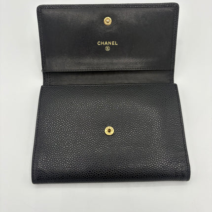 Portefeuille Chanel Cuir caviar