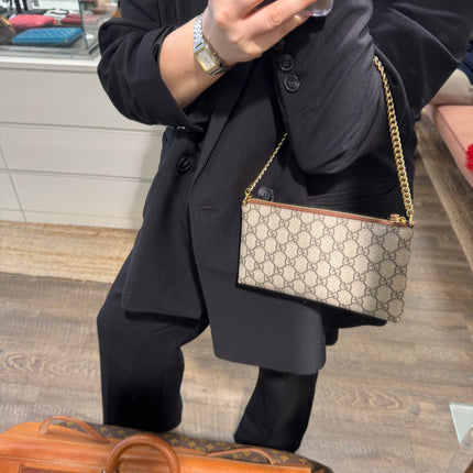 Sac Pochette Toile Gucci