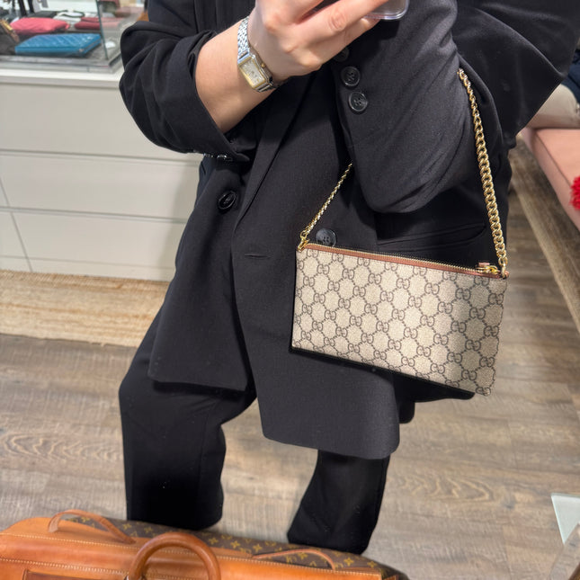 Sac Pochette Toile Gucci