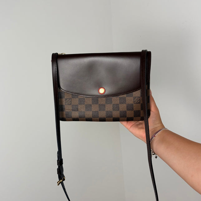 Sac Louis Vuitton Twice Damier Ébène