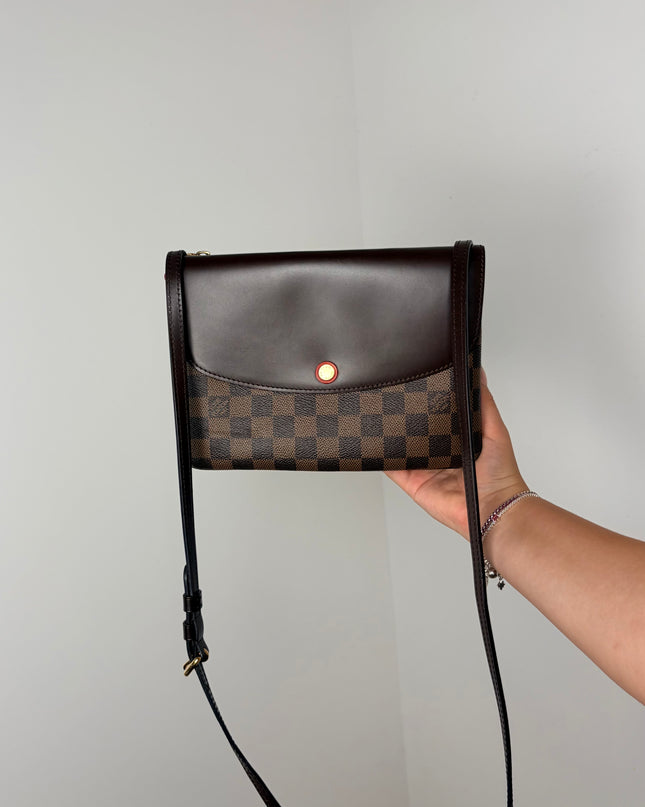 Sac Louis Vuitton Twice Damier Ébène