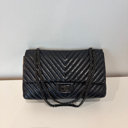 Sac Chanel Grand 2.55 Chevrons Noir