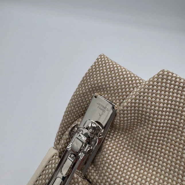 Barrette Hermès Grenelle beige