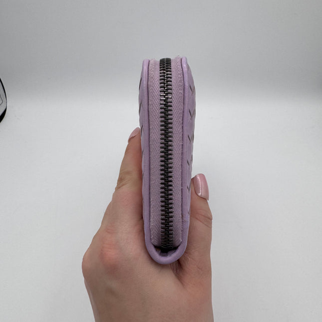 Portefeuille Bottega Veneta lilas