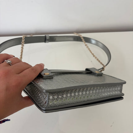 Sac Dior 30 Montaigne argenté