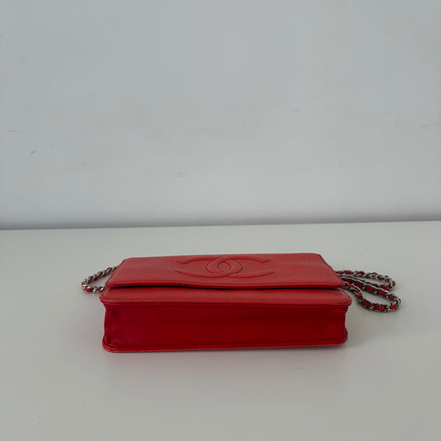 Sac Chanel Wallet on chain Corail
