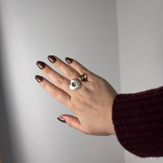 Bague Cœurs Chanel T56