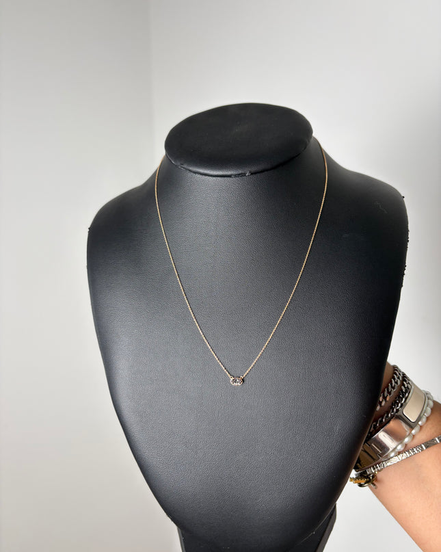 Collier Gynette NYC Ellipses et sequins