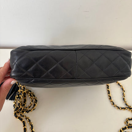 Sac Chanel Caméra GM vintage bleu nuit
