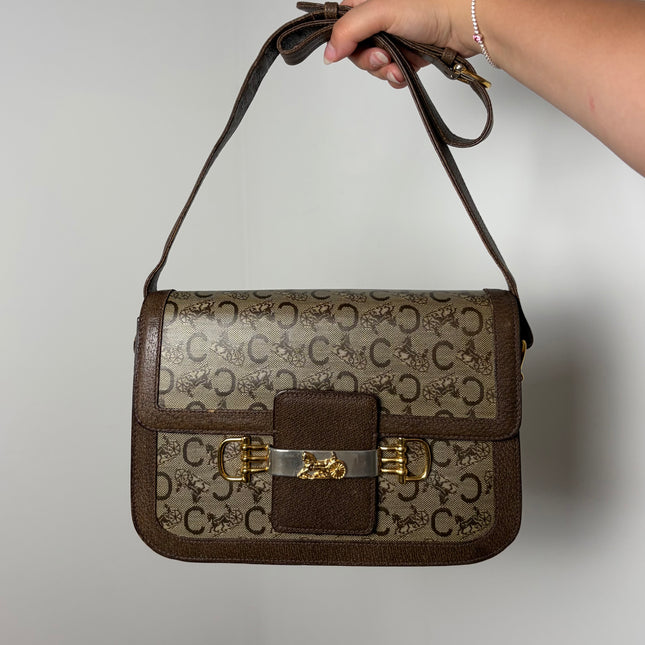 Sac Celine Sulky bandoulière Marron